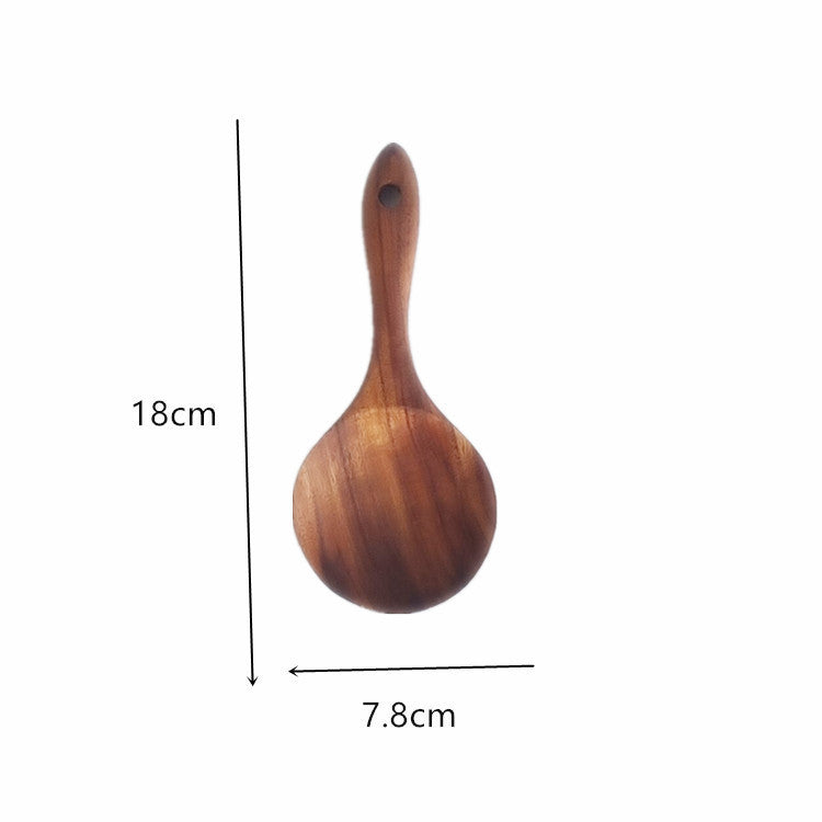 Non-Stick Pan with Wooden Rice Spoon Set