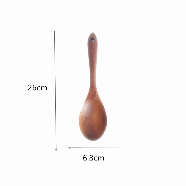 Non-Stick Pan with Wooden Rice Spoon Set