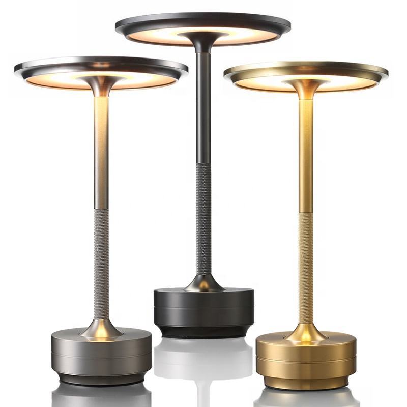 Modern Minimalist LED Touch Table Lamp with USB Charging
