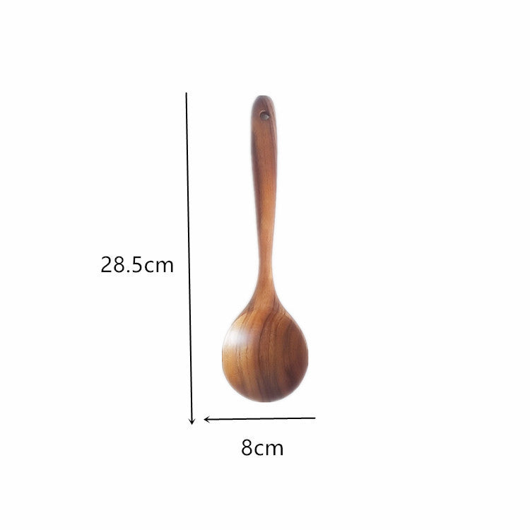 Non-Stick Pan with Wooden Rice Spoon Set