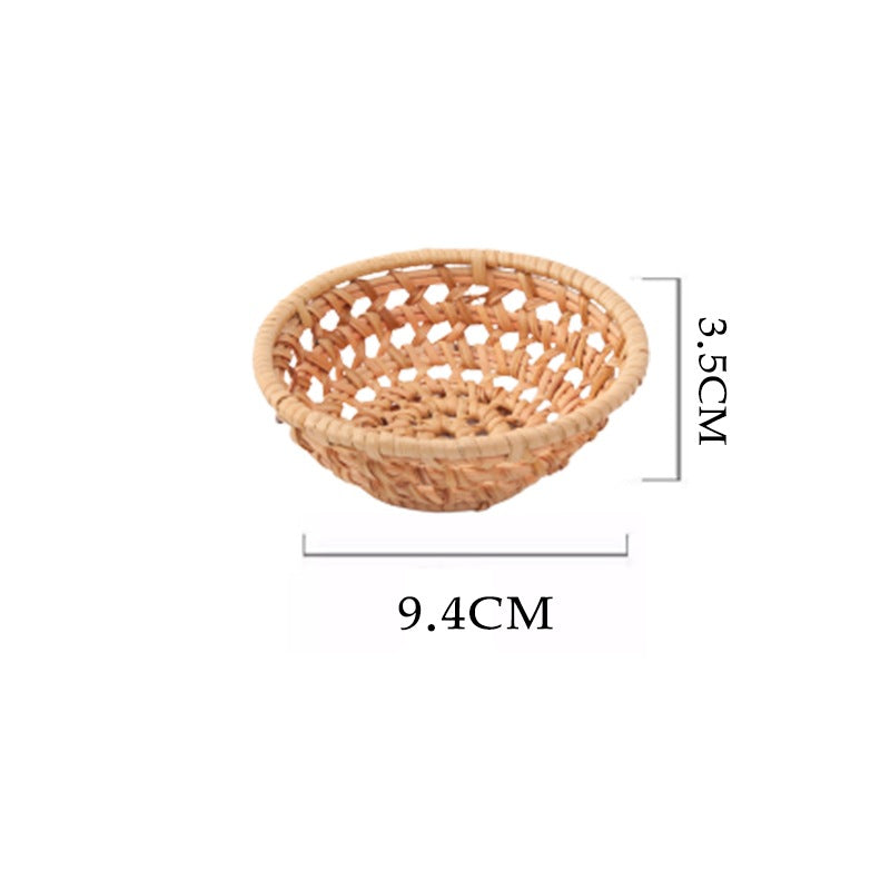 Vietnamese Rattan Hand-Woven Storage Basket